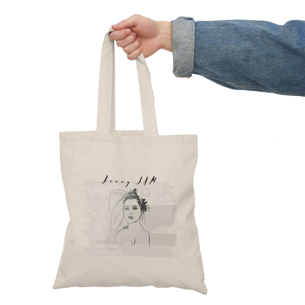 Jenny JAM “My Letter to You” Natural Tote Bag